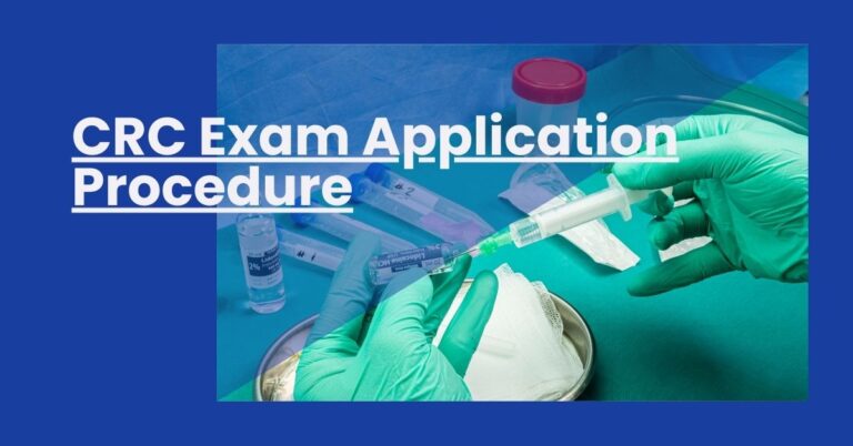 CRC Exam Application Procedure Feature Image