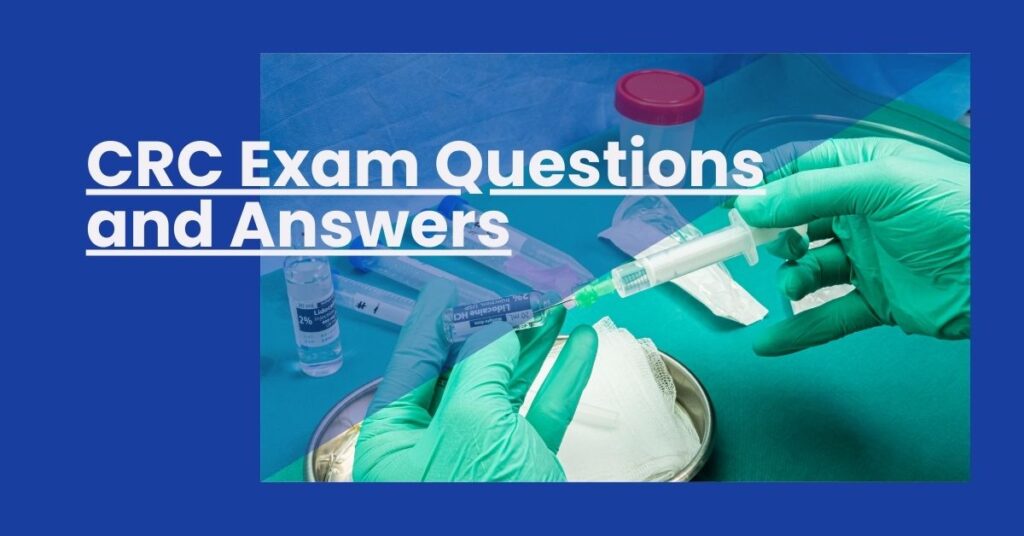 CRC Exam Questions and Answers Feature Image